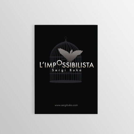Redisseny de la imatge gràfica i dossier de l'espectacle L'Impossibilista de Sergi Buka